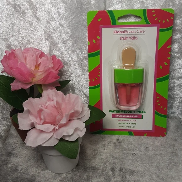 Global Beauty Care Watermelon Moisturizing Lip Oil - Picture 1 of 3